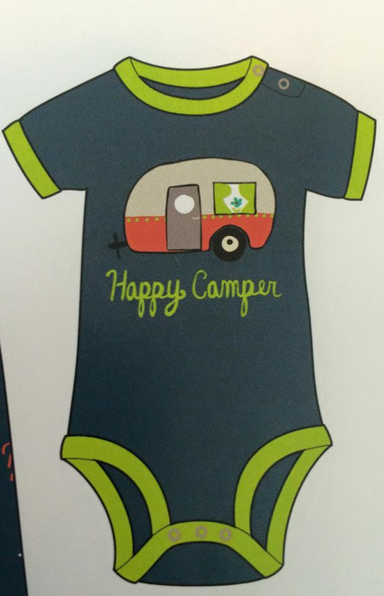 Happy Camper Glamping Baby Onesie