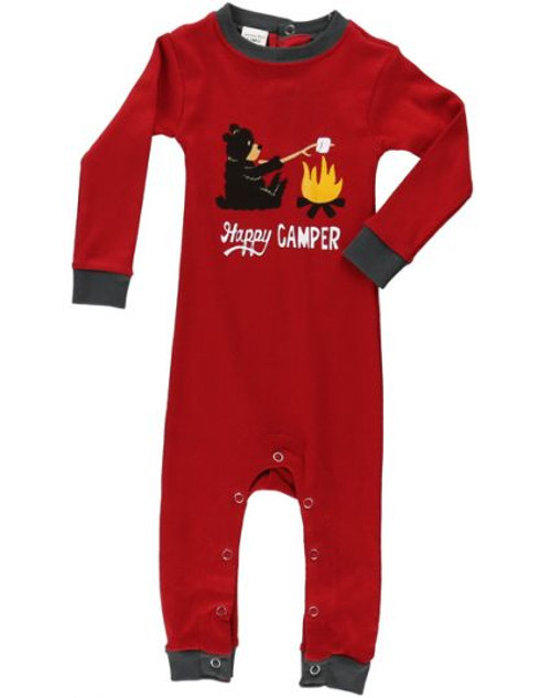 Happy Camper Infant Pajama Union Suit