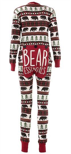 Adult Bear Essentials Flapjacks Onesie 