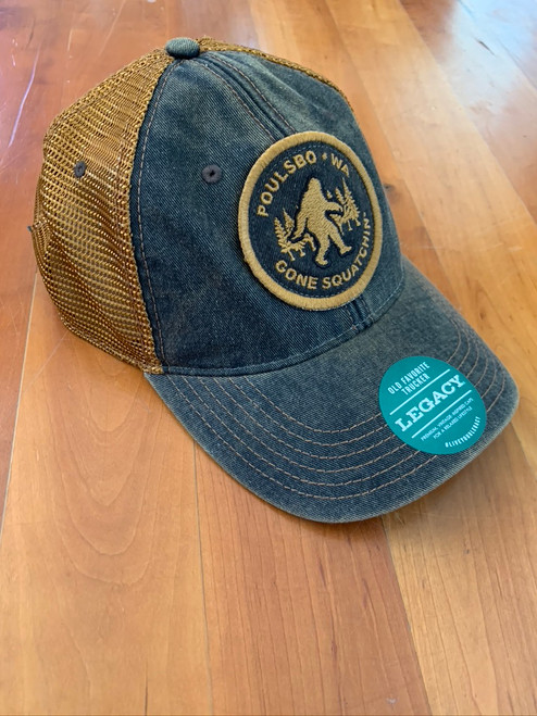 Trucker Hat "Gone Sasquatchin" Poulsbo Wa