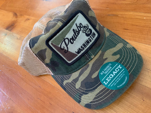 Camo Viking Poulsbo Washington Trucker Hat