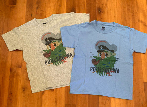 Children's T-Shirt Captain Seaweed Poulsbo WA Tee