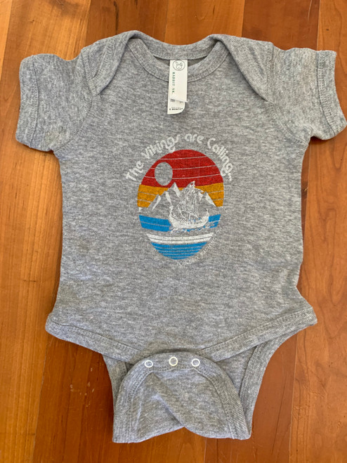 Infant "The Vikings are Calling" Poulsbo Washington Onesie 