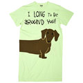 Dauschund  Doxie Long to be around you Nightshirt Sleepshirt