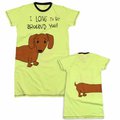 Dauschund  Doxie Long to be around you Nightshirt Sleepshirt