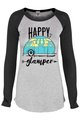 Happy Glamper Raglan Camping T Shirt